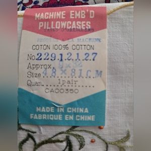 Pillow cases one psir